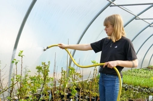 Naturdag på videregående uddannelser hvor gartner uddannelsen bliver prøvet af